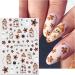 JMEOWIO 9 Sheets Halloween Nail Art Stickers Decals Self-Adhesive Colorful Flower Ghost Pumpkin Nail Supplies Nail Art Design Decoration Accessories - Buy Online on GoSupps.com