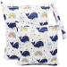 FenFang Wet Bag Wet Dry Bags for Cloth Diapers Nappy Daycare Organiser Storage Bags Waterproof Washable Reusable Zipper Bag (White)