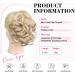 REECHO 9 Short Ponytail Extension Classic Loose Curly Wavy Claw Clip Hair Extension HP001 - Medium Blonde - Buy Online on GoSupps.com