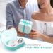 Rechargeable Facial Cleansing Spin Brush Set - 4 Exfoliating Brush Heads | Waterproof Face Spa System by CLSEVXY - Gentle Exfoliation & Deep Scrubbing - Buy Online on GoSupps.com