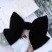 Inilbran Vintage Satin Bow Hair Barrettes Large Velvet Bow Hair Clips Winter Ribbon Bow Head Clip Barrette French Bowknot Hairclips Decorative Hair Accessories for Women and Girls Headdress(Black 2) - Buy Online on GoSupps.com