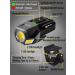 Rechargeable COB Bike Light Set - Powerful, Waterproof Front and Rear Lights for All Bikes - Easy Install, Lightweight, Compatible with Running - Black - Buy Online on GoSupps.com