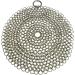 HOVhomeDEVP 316 Stainless Steel Cast Iron Cleaner - 7 Inch Chainmail Scrubber for Pre-Seasoned Pans, Dutch Ovens, and Skillets - Buy Online on GoSupps.com