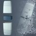 3PC Portable Toothbrush Mug Travel Set - Toothbrush Case & Cup with Adhesive Pads for Business Trips | Gray Light Gray Blue White - Buy Online on GoSupps.com
