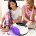 NAILGIRLS 150W UV LED Nail Lamp | Professional Salon Quality Gel Polish Dryer | 4 Timers, Auto Sensor, White - for Shop and Home Use - Buy Online on GoSupps.com