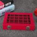 24-Grids Jewelry Storage Box & Nail Art Organizer - Red Display Case with Lid for Small Jewelry & Nail Art Decoration - Buy Online on GoSupps.com