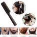 Hard Bristle Bartbrush - Professional Wooden Handle Beard & Hair Brush for Men - Dark Brown - Buy Online on GoSupps.com