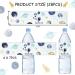 Fangleland Outer Space Baby Shower Water Bottle Labels - 28pcs Solar System Welcome Baby Wrappers for Gender Reveal Decor - Personalized Astronaut Supplies - Buy Online on GoSupps.com