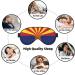 Arizona Flag Soft Sleep Eye Mask | Breathable Travel Eye Patch for Women | Perfect Relaxation Gift - Buy Online on GoSupps.com