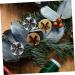 ABOOFAN 70 Pcs Christmas Wreath Decoration Pine Cones Front Door Wreaths Bouquet Flower Picks Christmas Candle Wreaths Berry Twig Stem Dried Fruit Christmas Utenciles Photo Assorted Colorx2pcs 2.2x2.2cmx2pcs - Buy Online on GoSupps.com