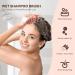 BuauSly Silicone Scalp Massager Brush for Hair Growth and Dandruff Treatment - Salmon Pink - Buy Online on GoSupps.com
