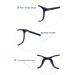 Computer Glasses Blue Light Blocking Anti Eye Strain Anti Glare Fatigue - Lightweight (14g) Frame Unbreakable Purple - Buy Online on GoSupps.com