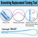 Stainless Steel Drawstring Threader Set - 11PCS Sewing Tools for Fabric DIY Knitting - Metal Tweezers & Elastic Cord Threader - Easy Replacement Loop Turner Hook - Buy Online on GoSupps.com