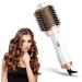 Hyadry one-step Warm air brush Fehnbrush professionally round brush hairstyle hot air brush 3 in 1 round hair dryer curling brush ions round brush for drying smoothing and volume