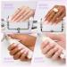 Colored Gel X Nail Tips - 96Pcs Nude Short Length Press on Nails - Almond & Square Shape - Soft Gel-like EC 4 in 1 Mixed X-coat Tips - Nail Extensions - Buy Online on GoSupps.com