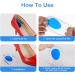 WLLHYF Gel Heel Cups - Plantar Fasciitis Inserts for Men and Women - Shock Absorbing Heel Pads - Comfortable Silicone Gel Cushion Insoles - Size L (11cm) - Buy Online on GoSupps.com