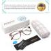 Gaoye Blue Light Blocking Glasses - Retro Round Anti Eyestrain Eyewear for Men & Women - GY1688 (Leopard/Transparent Lens - Buy Online on GoSupps.com