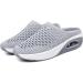 Buy Neuropathy Shoes for Women | Comfortable Breathable Extra Wide with Arch Support - Pain Relief | 8 Grey - Buy Online on GoSupps.com