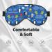 Penguin Turtle Print Unisex Sleep Eye Mask | Soft Comfort Eye Shade for Travel Yoga & Shift Work - Buy Online on GoSupps.com