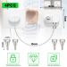 4-Piece No-Drill Child Safety Locks for Windows & Refrigerators | Secure Doors Cupboards & Windows with Keys - White - Buy Online on GoSupps.com
