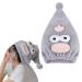 Turban towel Haarurban cotton microfiber hair turban children head towel towel for the hair/hair turban dry hood hair turban super absorbent quick -drying for long/short hair gray