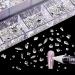 600 Clear Diamonds + 2500 Flat Rhinestones Kit for Nail, Shoes, Clothes, Jewels - DIY Nail Art Decorations - Buy Online on GoSupps.com