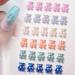 FEIlei 5PCS Cute Bear Nail Rhinestones Resin Bear Nail Gems Gummy Bear Nail Charms - Buy Online on GoSupps.com