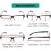Eyekeper 5-Pack Classic Spring Hinge Reading Glasses - Black/Transparent - 3.5 Diopters Sun Reading Glasses - International Shipping Available - Buy Online on GoSupps.com