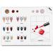 Beaupretty Acrylic Nail Training Mat Manicure Art Practice Mat Silicone Trainer Sheet Practice Pad Nail Tool for Acrylic Fingernails As Shown