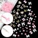 BELICEY 1000PCS 3D Nail Charms - Cute Butterfly Bow Star Heart & Moon Designs for Nail Art DIY - Includes Picker Pencil & Tweezer - Pink & White Flower Collection - Buy Online on GoSupps.com