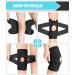 ZEAMO Compression Knee Brace for Knee Pain Relief - Mesh Weave Tech, Patellar Tendonitis Support - Black XX-Large - Buy Online on GoSupps.com