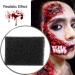 Halloween Makeup Sponge Black Christmas Sponge Blood Scar Wound Cosplay Sponge Modelling Art for Halloween Party (Thin Hole) - Buy Online on GoSupps.com