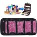 Multifunctional Makeup Brush Pocket - Black Cosmetic Bag with 4 Storage Compartments for Organizers & Brushes | 25 x 13 cm - Buy Online on GoSupps.com
