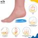 SULPO Gel Heel Cushions - U Shape Pressure Pain Relief for Heel Spurs - 2 Pairs (Size 36-39) | International Shipping - Buy Online on GoSupps.com