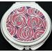 Sea Gems presented by Celtic Glass Designs Compact Mirror in a Mackintosh Roses Design. (Red)