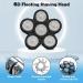 6 Head Electric Razor - Universal Replacement Blades for Men's Grooming | Double Ring Blade for 5-8 Head Electric Razors (Black) - Buy Online on GoSupps.com