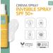 SkinLabo - Invisible Face and Body Spray SPF 50+ Protects against UVA and UVB Rays Prevents Photo-Aging and Erythema Moisturising with Glyceryl Glucoside Celligent - 150 ml - Buy Online on GoSupps.com