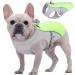 Kuoser cool vest for dogs dog cooling coat for hot summer days breathable & reflective safety vest for small medium dogs cooling jacket for activities outside training m green green