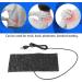 USB Electric Heating Film - Black 5V Carbon Fabric Heating Mat (20x10 cm) for Warm Blankets & Mouse Pads - International Shipping Available - Buy Online on GoSupps.com