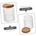 Alipis 2pcs Glass Jar Cereal Container Candy Jar Canisters Household Dried Food Container Household Storage Jar Candy Container Storage Accessory Snack Holder Cereals Wood Tea - Buy Online on GoSupps.com