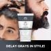 The Man Company Anti-Graying Hair & Beard Cream for Men | Nourishes & Styles | Toxin-Free | 75gm - Buy Online on GoSupps.com
