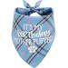 Dog Birthday Bandana, Birthday Boy Puppy Bandana for Small Medium Large Dogs Blue