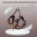 Rennaio No Pull Dog Harness & Leash Set - Adjustable Puppy Dishes with Clips | Ultra Comfortable for Small & Medium Dogs (Brown Size S) - Buy Online on GoSupps.com