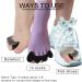 Adjustable Silicone Toe Spacers for Hammer Toes - 2 Pairs - Toe Straighteners for Women Men - Black M - Buy Online on GoSupps.com