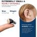 iBstone K18 Rechargeable Mini Hearing Amplifiers - OTC Completely-in-Canal Aids for Comfortable Wear with Masks and Glasses, Black (Pair) - Buy Online on GoSupps.com