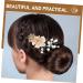 ABOOFAN 1 Pair Bridal Hair Accessories Wedding Hair Accessories Fairy Jewelry for Women Hair Comb Wedding Hair Combs for Wedding Hair Combs for Women Decorative Light Luxury Hairpin Bride - Buy Online on GoSupps.com