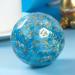 DNDND Resin D100 Dice Light Blue - Translucent Organza Bag - Foil Paper Inside | Dungeon and Dragons 100 Sided Dice - Buy Online on GoSupps.com
