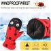Buy Lovmead Kids Ski Gloves | Warm Waterproof & Windproof Winter Gloves for Boys & Girls (Ages 1-10) | Toddler Snow & Ski Gear in Red - Buy Online on GoSupps.com
