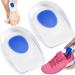 Sulpo gel - heel cushion - jet inserts against heel spur insert shoes - heel protection for shoes - gel insole men's women - heel pillow silicone 40 - 46 1 pair