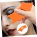 FOMIYES Makeup Eyelash Tools Eye Makeup Make up Aid Tools Silicone Eyeliner Aid Tools Women Make up Tools Shield Blindfold Mascara Auxiliary Third Gear 10.3x3.8cm Orange - Buy Online on GoSupps.com